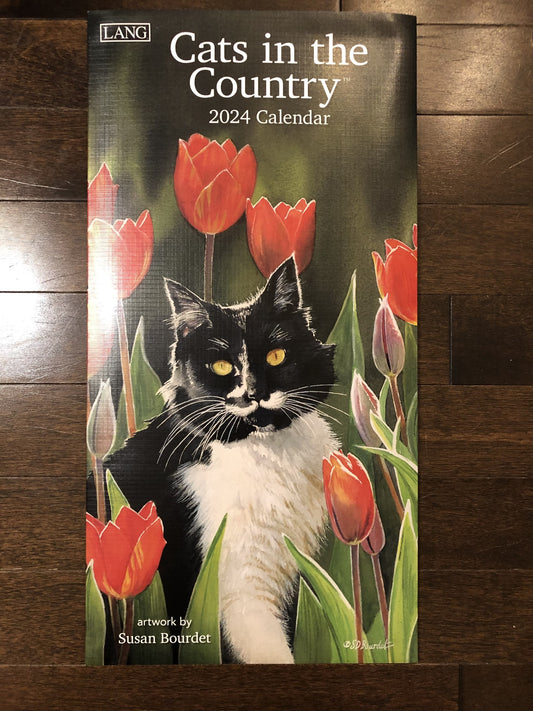 Calendrier 2024 cats in the country petit