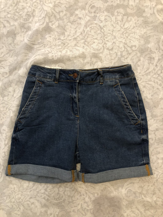 Short en jeans bleu délavé/Dex