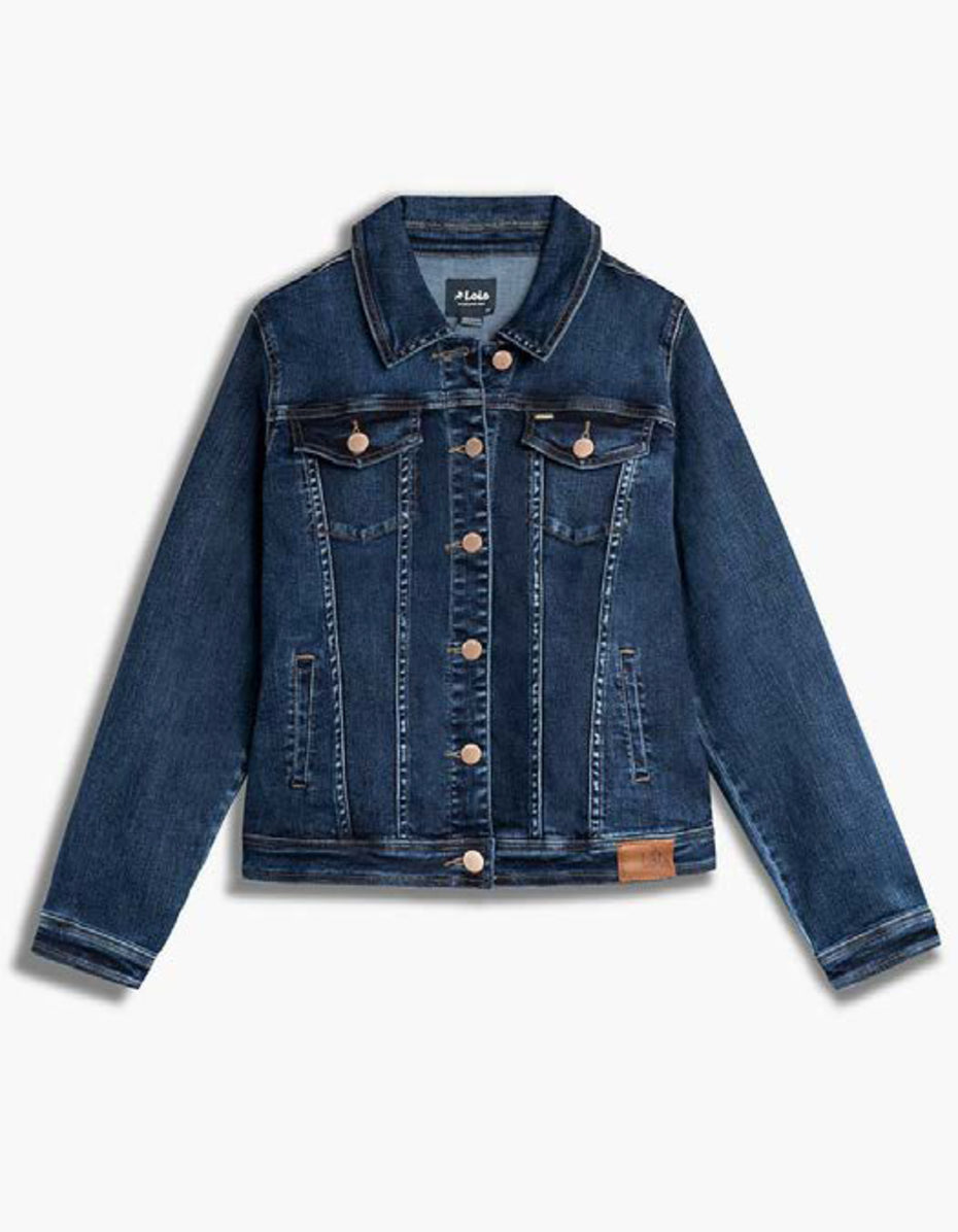 Veste de jeans bleu foncé/Lois