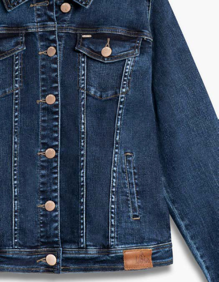 Veste de jeans bleu foncé/Lois