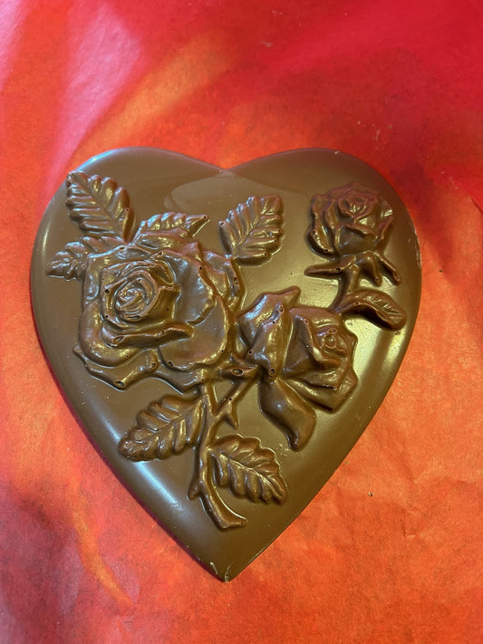 Chocolat  coeurs roses 3d  plat Belge